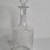 Ancienne Carafe à Eau en Cristal, Années 1900, 25 cm