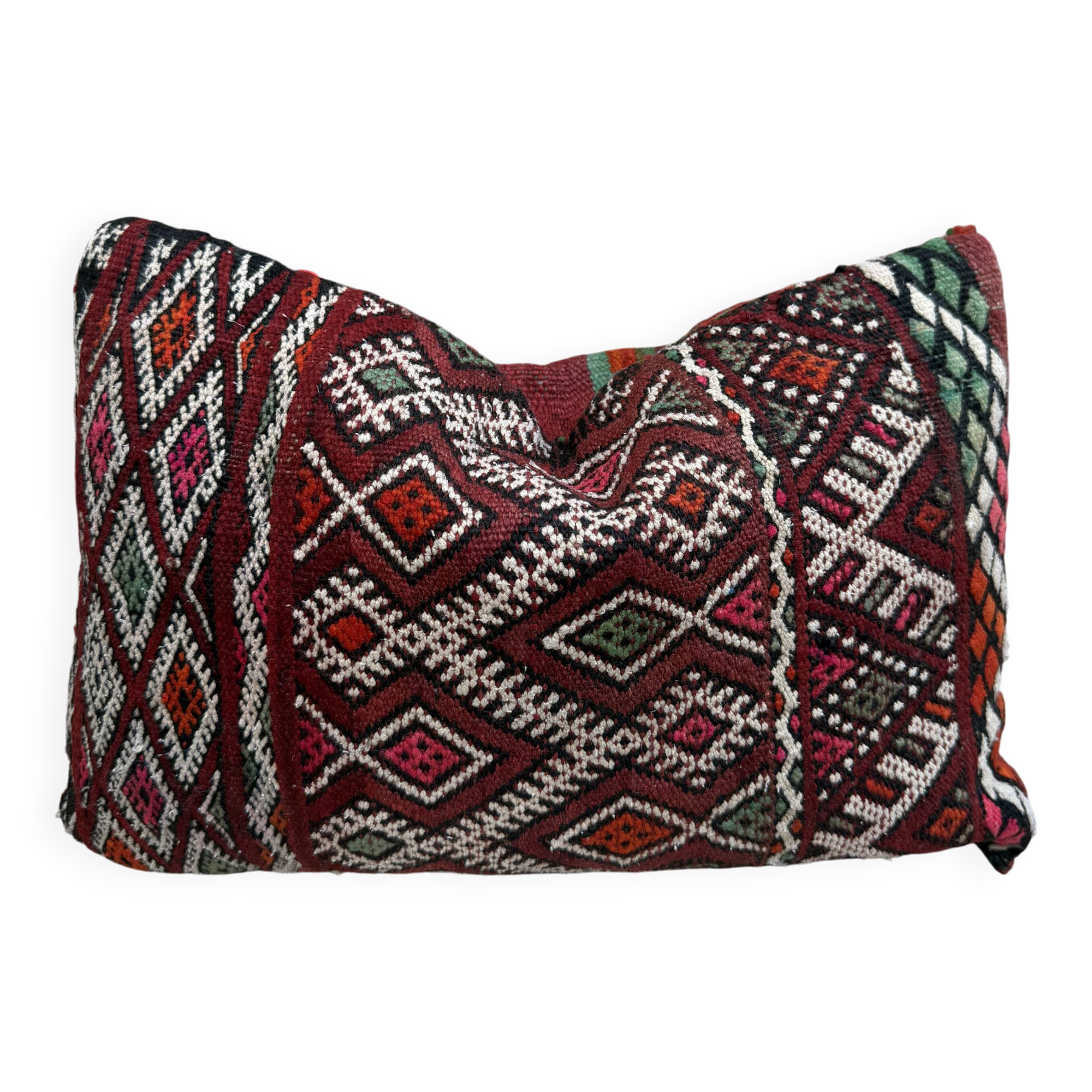 Moroccan pillowcase, Berber cushion cover, woven pillowcase