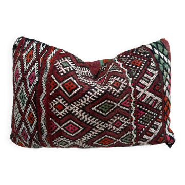 Moroccan pillowcase, Berber cushion cover, woven pillowcase