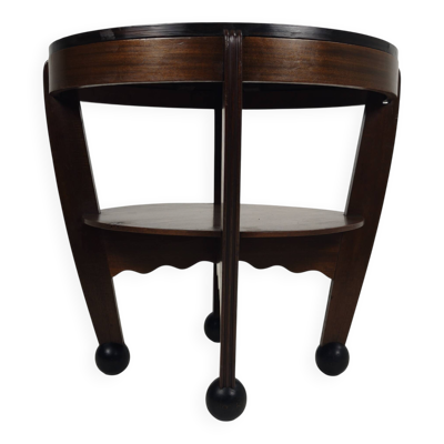 Table basse Art Déco – École d'Amsterdam, Pays-Bas, années 1930