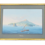 Neapolitan gouaches: Views of Naples.XIXth
