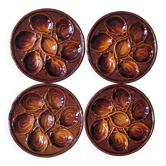 La Redoute x Selency set of 4 oyster plates