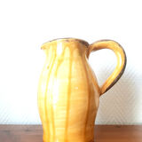 Set of art nouveau ceramic pitchers