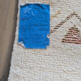 Ancien tapis Beni Ouarain tissé main 180 x 125 cm