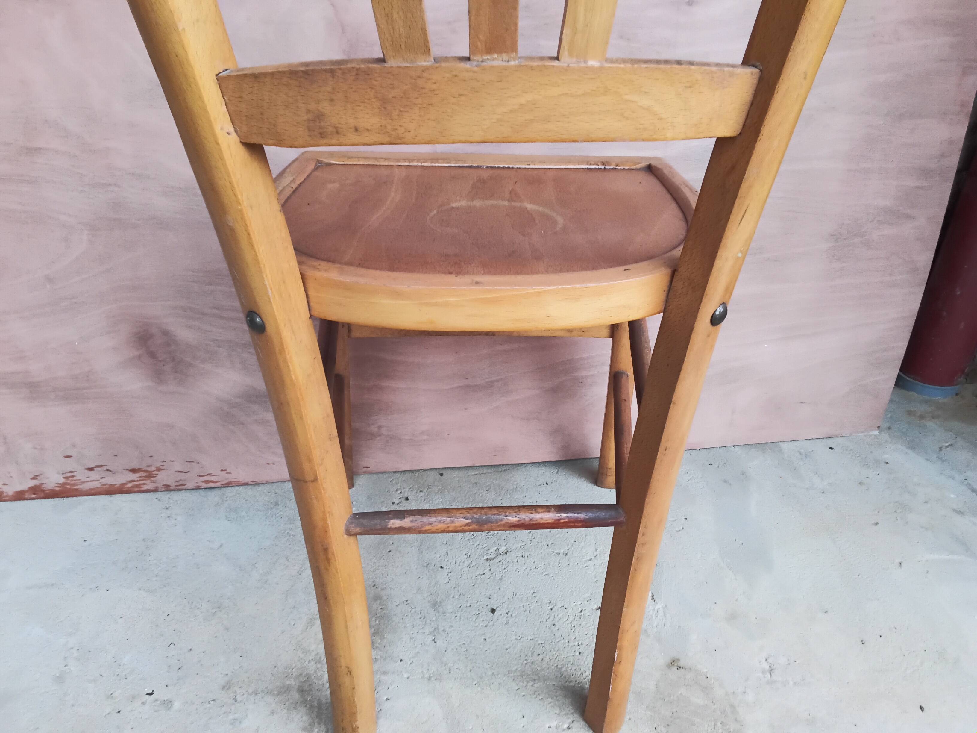 Duo of bistro chairs