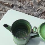 Enamelled sheet metal teapot