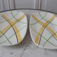 Duo of raviers Gien model Sarabande 50-60s