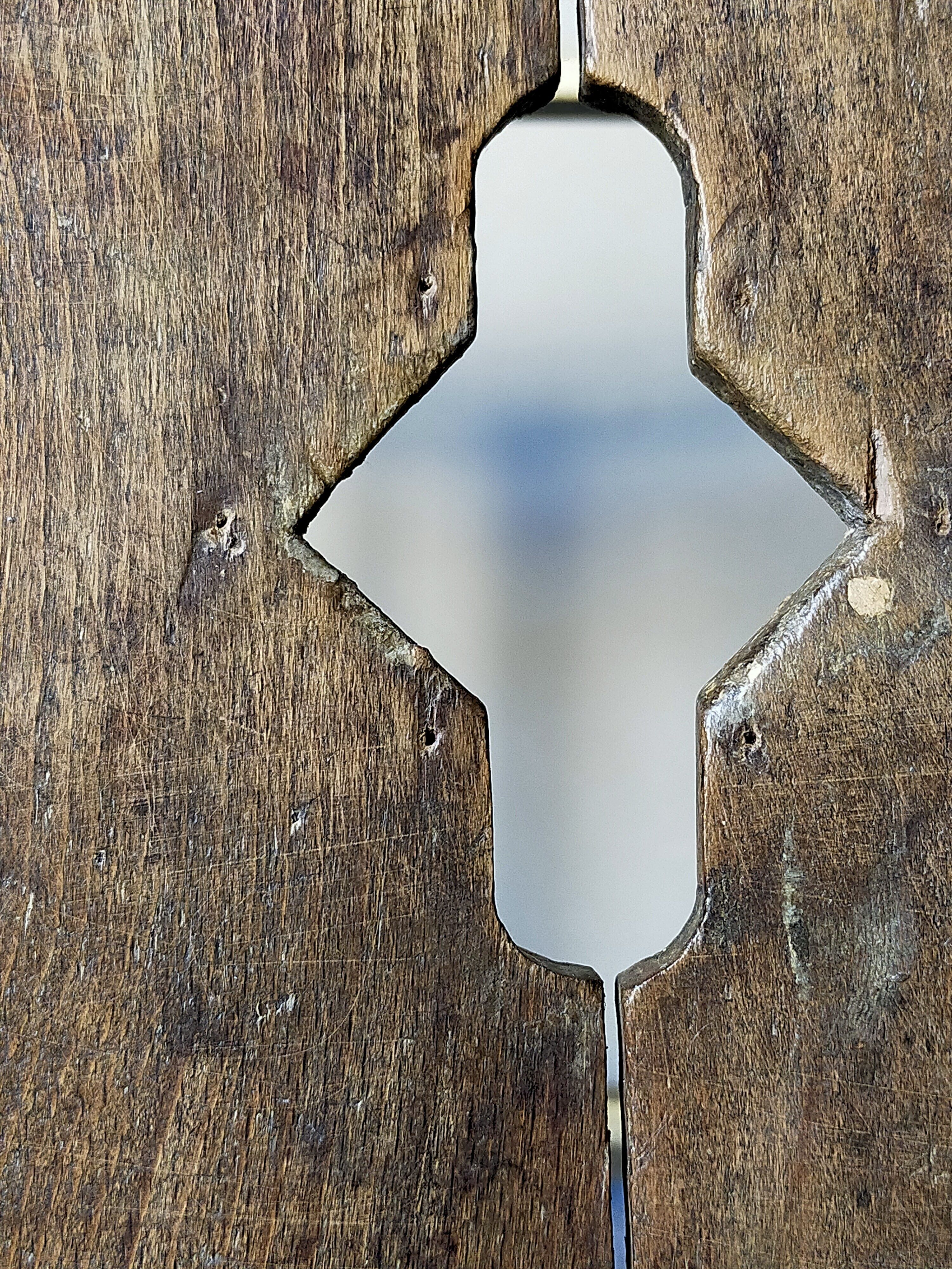 Tabouret d'atelier ancien à poignée