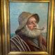 Painting signed E. Baro (Léon Noireaut), pipe sailor