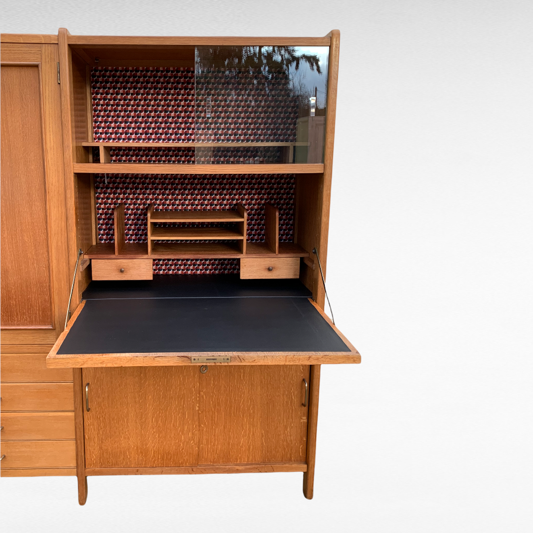 Armoire secrétaire vintage 1950