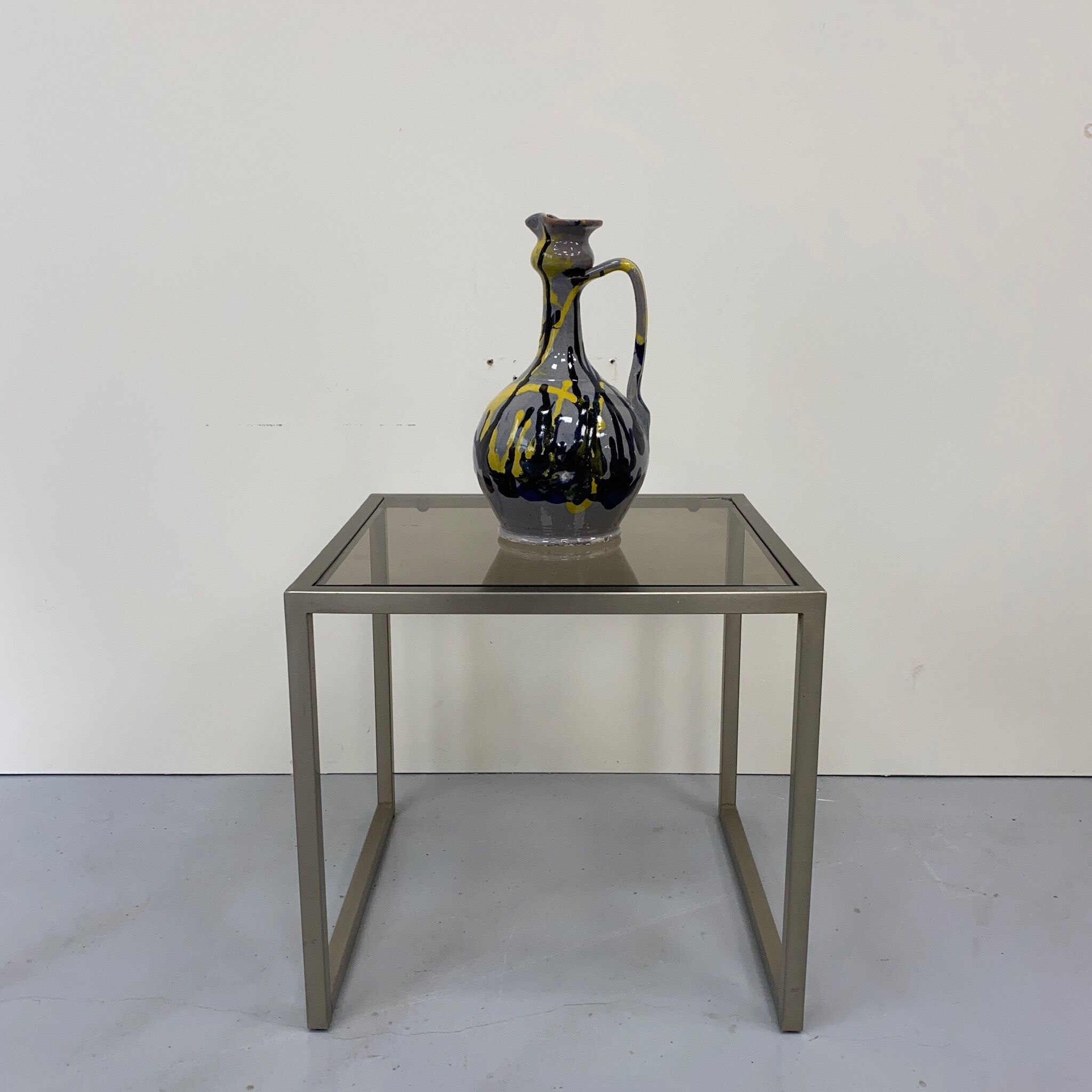 Painted pitcher-cermic vase