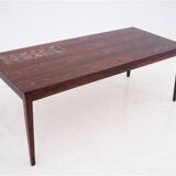 Table basse, design danois, années 60. Rénovée.