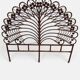 Large "Peacock" rattan headboard – Peacock model – France, 1970s