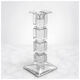 Post-modern crystal candlestick, Nachtmann House