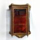 Louis XVI wall display cabinet, mahogany and bronze, France 20th century