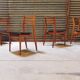 Set of 4 french chairs in scandinavian style year 60
