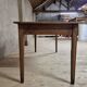 Table de ferme rustique en chêne massif, 19ème s.