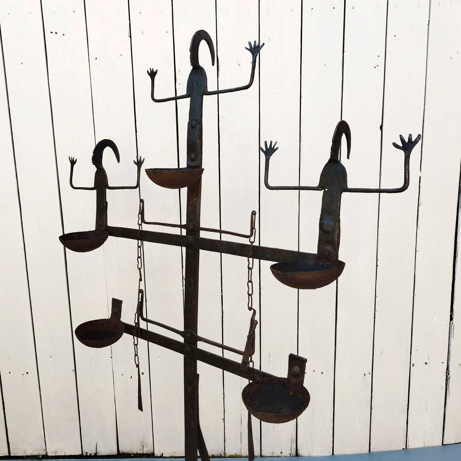 Large anthropomorph 50's Vintage candle holder