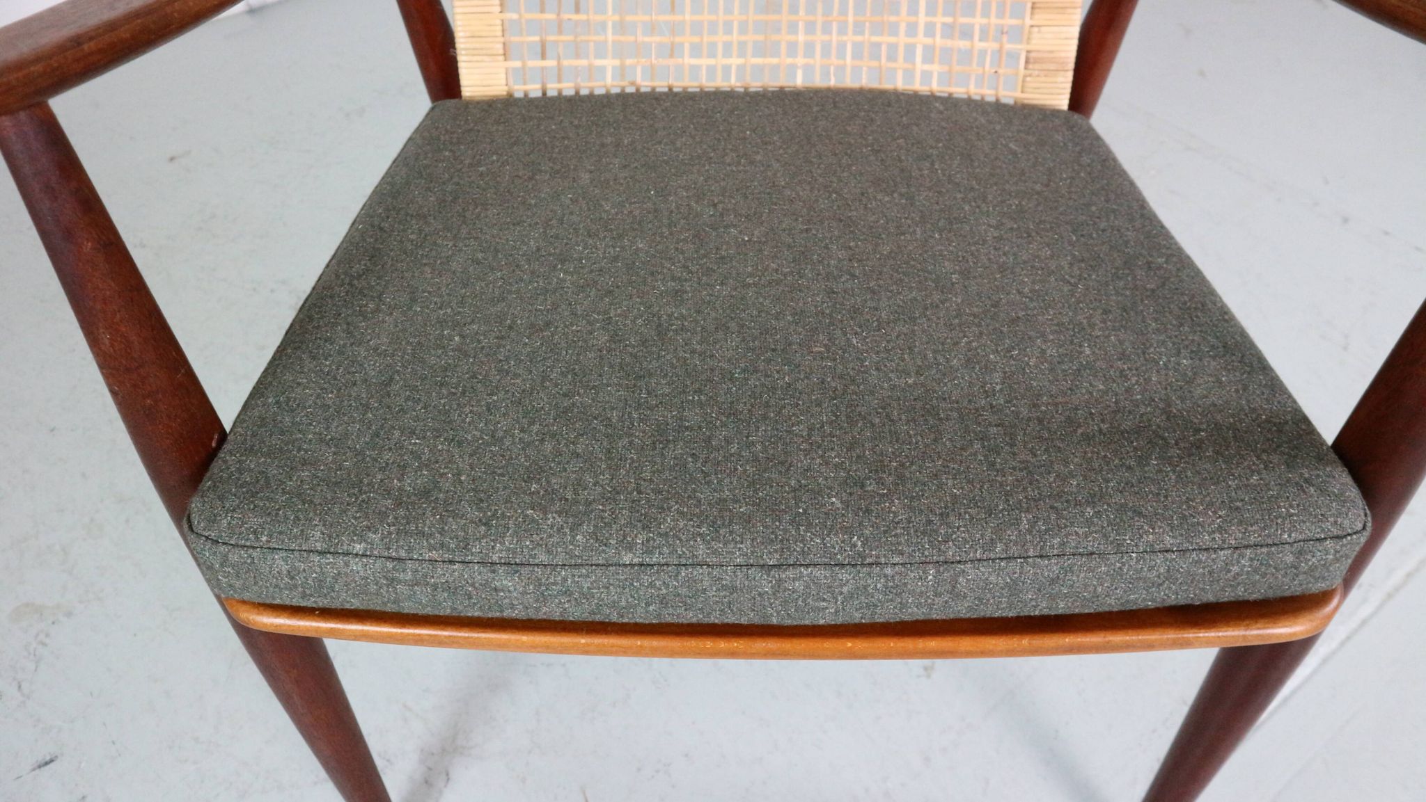 Peter Hvidt& Orla Mølgaard-Nielsen FD146 Cane Back Easy Chair, Denmark