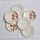 Longwy Luneville dessert plates