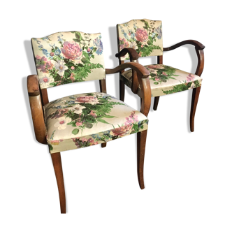 Pair of Bridge armchairs