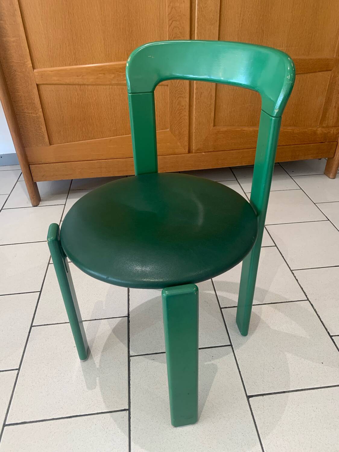 Bruno Rey Vintage Green Chair (4)