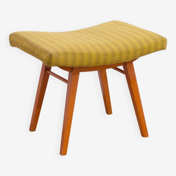 Mid century stool, footrest, Západoslovenské nábytkárské závody, 1970