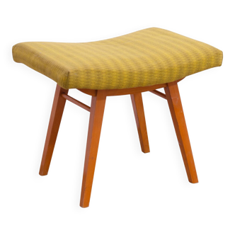 Tabouret vintage, repose-pieds, Západoslovenské nábytkárské závody, 1970