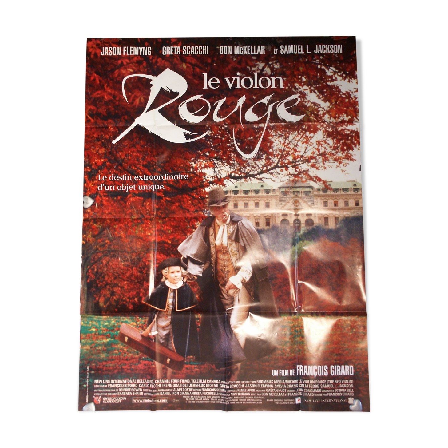 The original folded red violin 160 x 120 poster