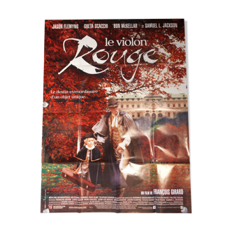 Le violon rouge 160 x 120 affiche pliée originale