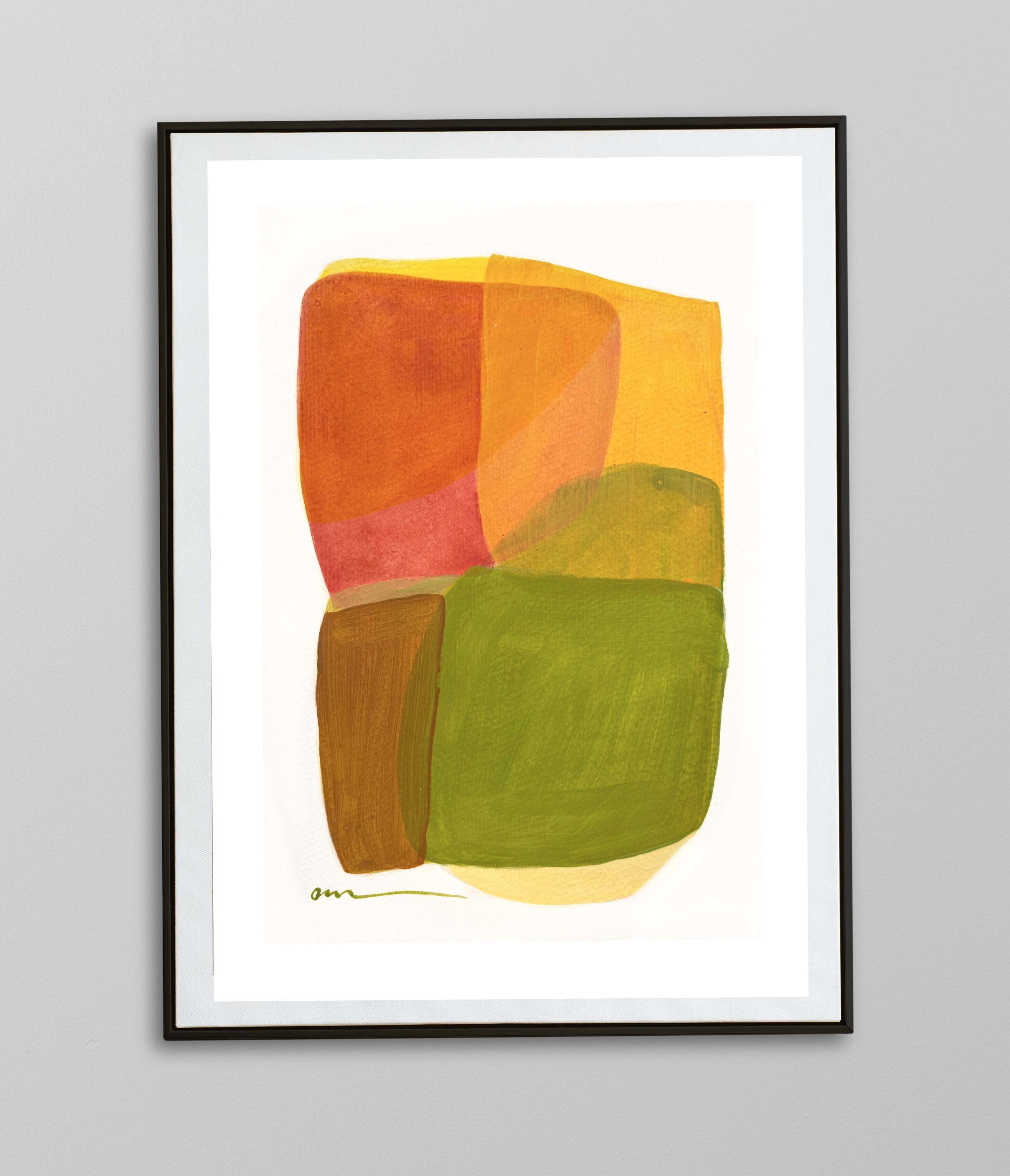 Original acrylic painting on paper