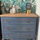 Crossbow style chest of drawers