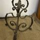 Art Deco wrought iron floor lamp base from the 1940s