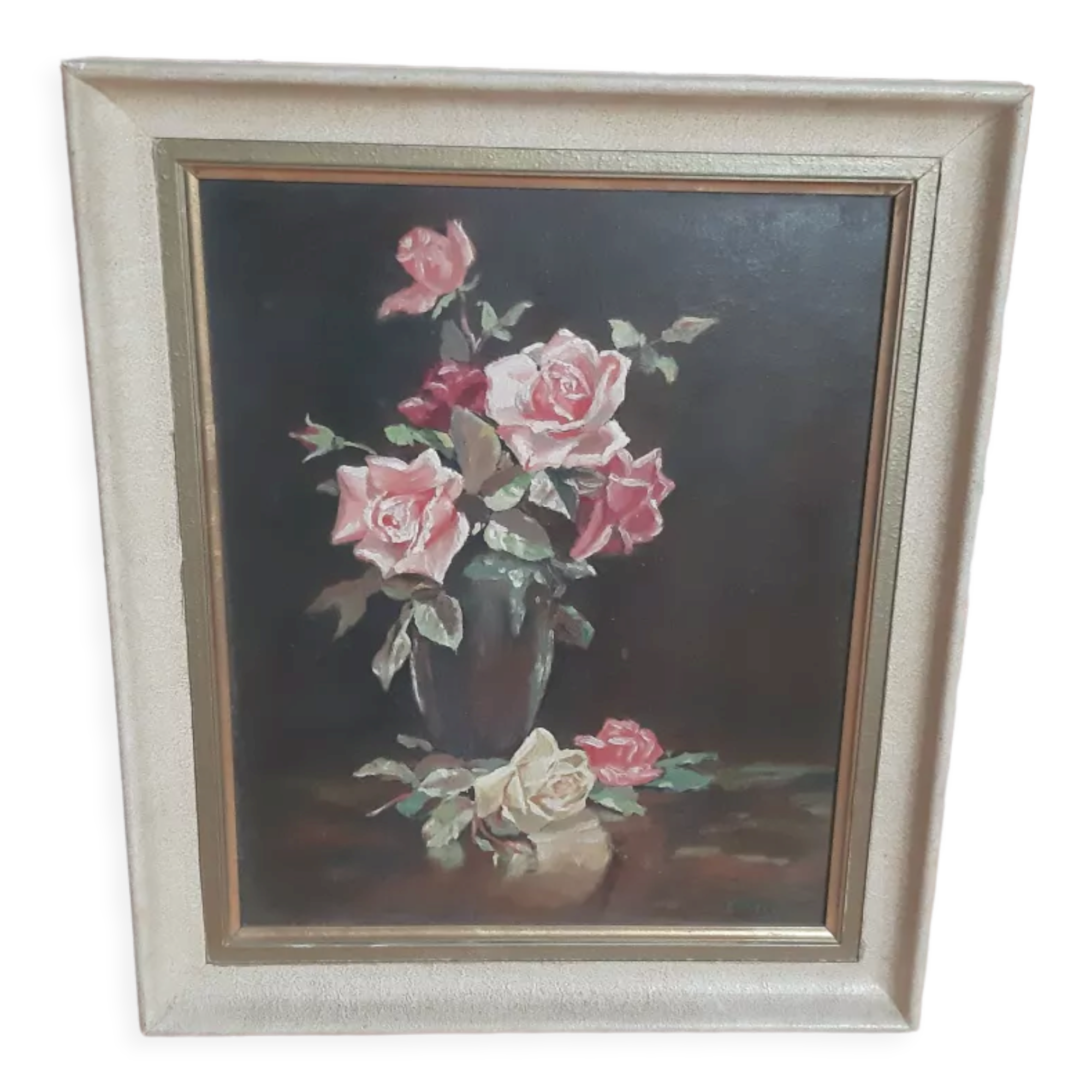 Tableau bouquet de roses