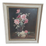 Painting bouquet of roses