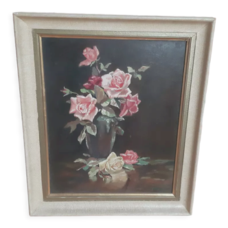 Painting bouquet of roses