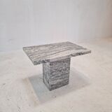 Side table in granite, 1980s