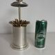 Vintage 1960 cigarette case silver and gold dispenser box - 15 x 10
