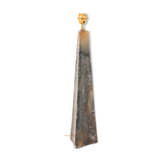 Triangular onyx lamp, 20th century