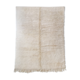 Moroccan Berber carpet Beni 0uarain ecru uni 297x202cm