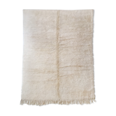 Moroccan Berber carpet Beni 0uarain ecru uni 297x202cm