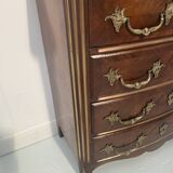 20th century rosewood and mahogany chest of drawers