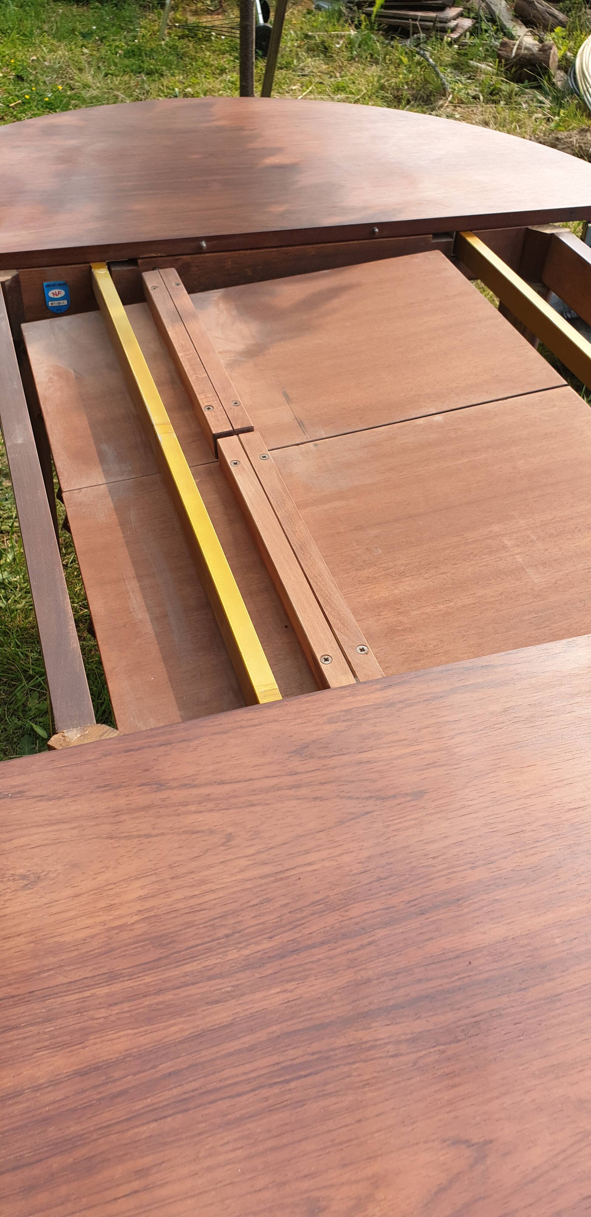 Vintage Danish Rosewood Extendable Dining Table