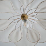 Floral suspension cotton and rattan - flower suspension.