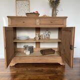 Rustic Buffet Raw Wood
