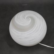 Lampe de table en verre des années 1980, Italie