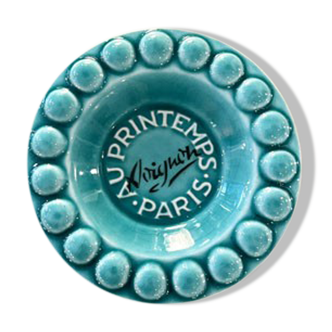 Primavera advertising ashtray, Printemps Paris, signed Colette Gueden
