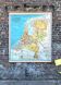 Very large vintage school card, old retro decoration