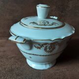Luxury porcelain sugar bowl from the Compagnie Nationale