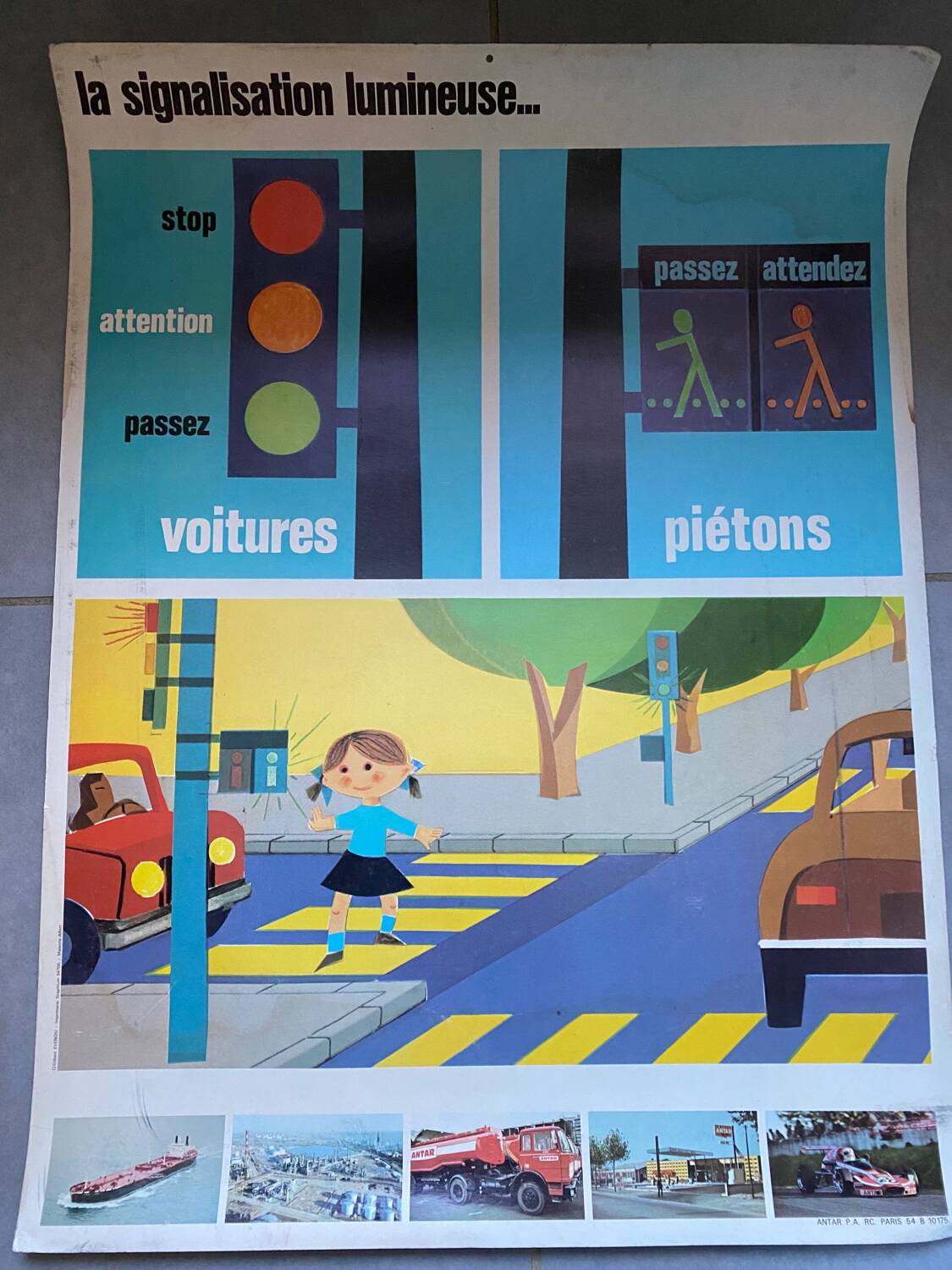 Lot de 16 affiches pédagogiques sur la sécurité routière